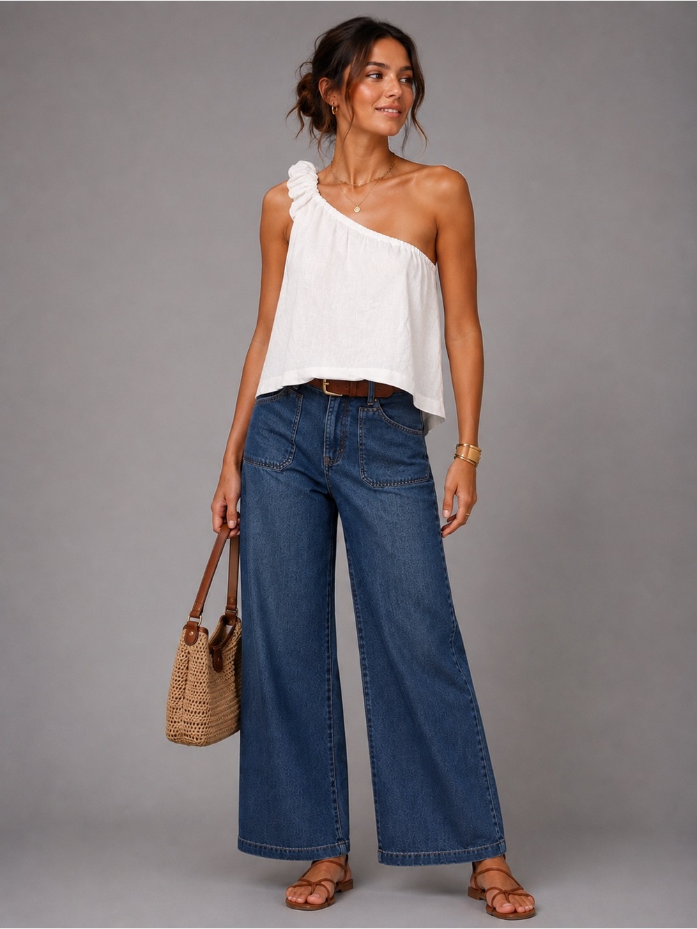 Free Est One Shoulder Top